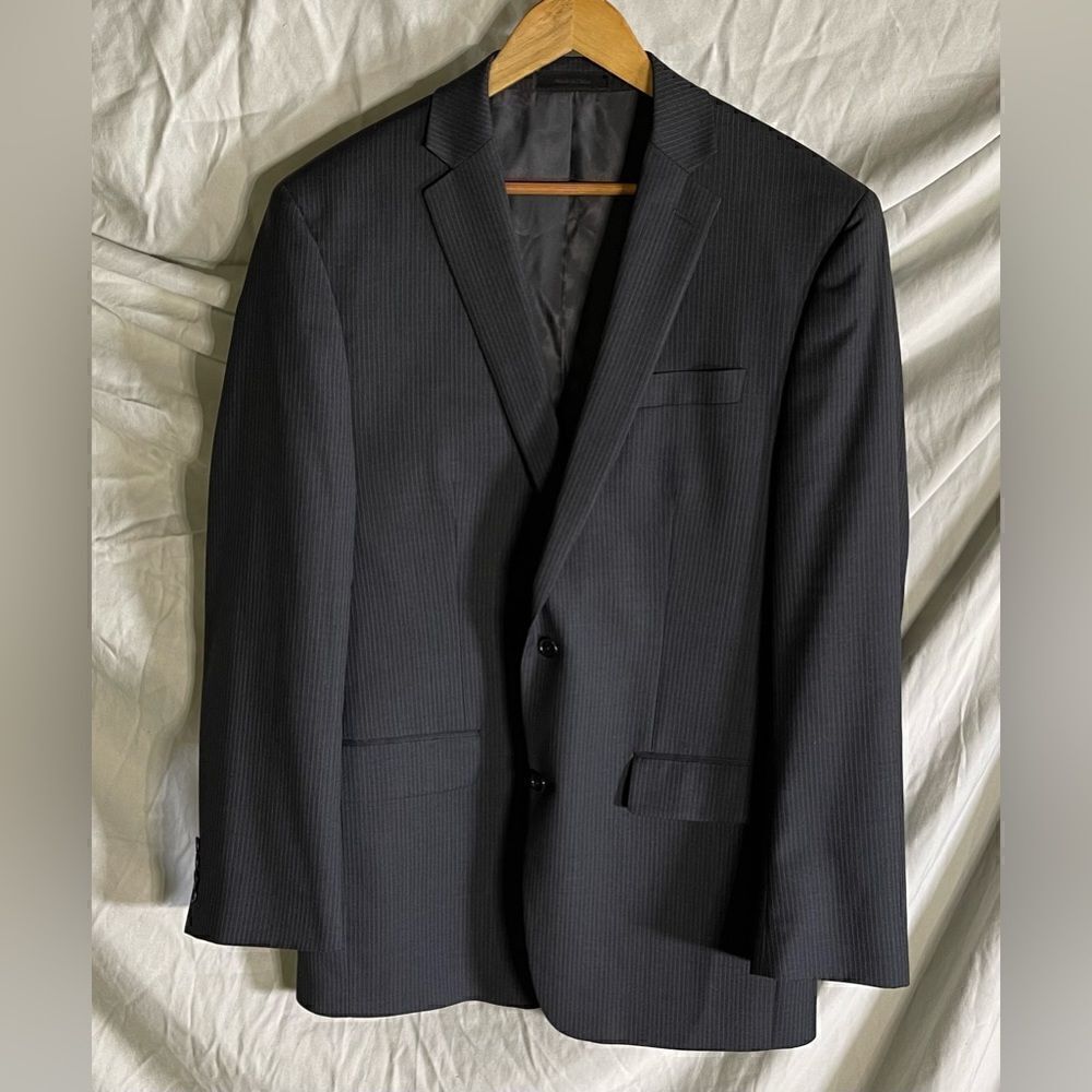 Calvin Klein- gray mens wool blazer